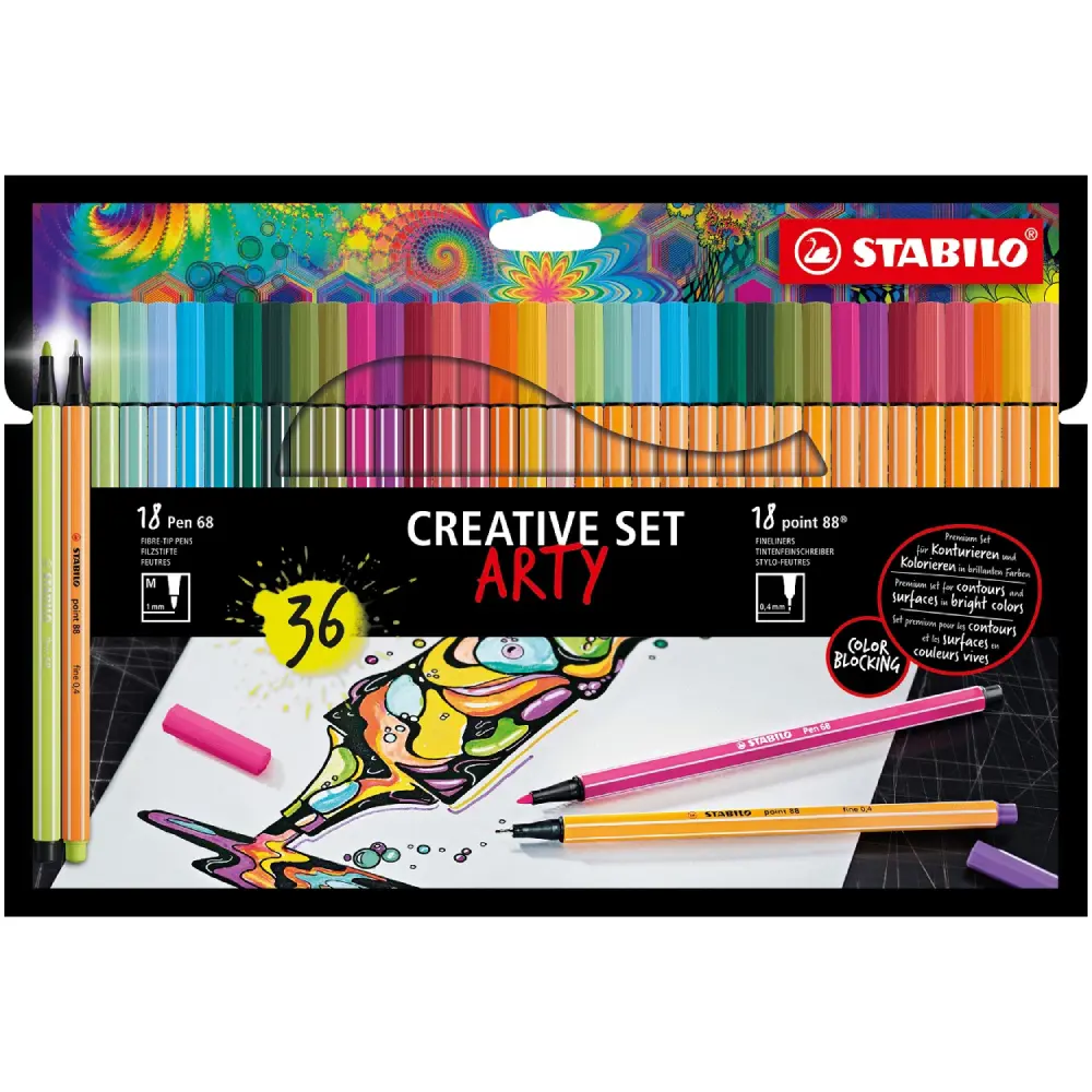 STABILO Point 88 Pen 68 1/24 Flomaster set
