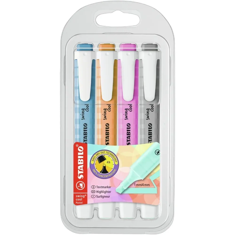 STABILO Swing Cool Pastel 1/4 Marker set