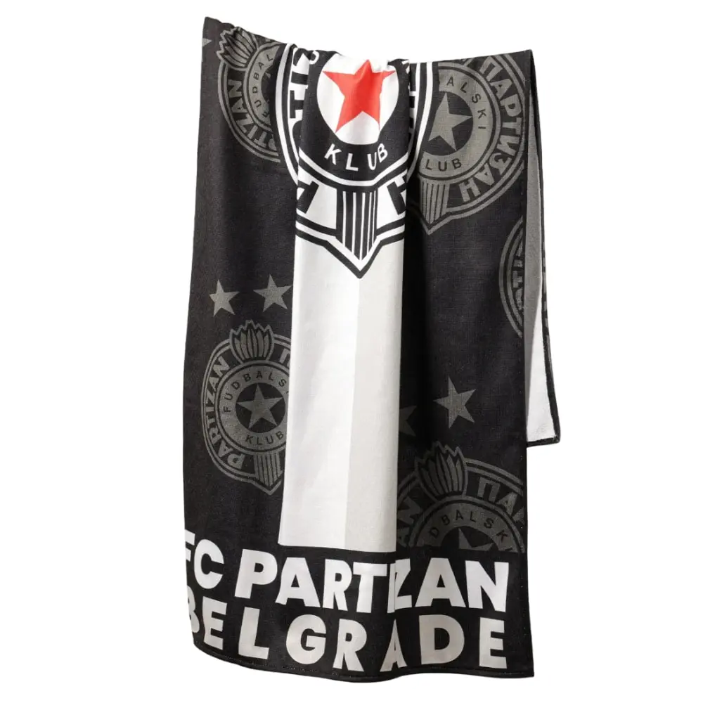 STEFAN 4000152-2 Plažni peškir FC Partizan Belgrade 70 x 140 cm