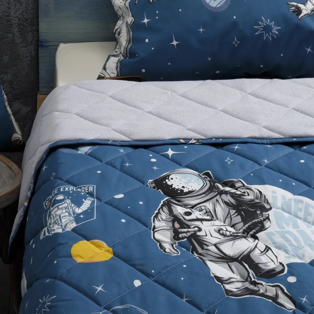 STEFAN Plavi astronaut 140 x 200 Prekrivač