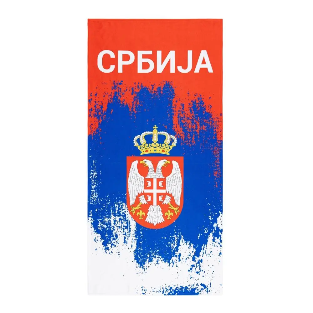 STEFAN Srbija boje 70x140 Plažni peškir