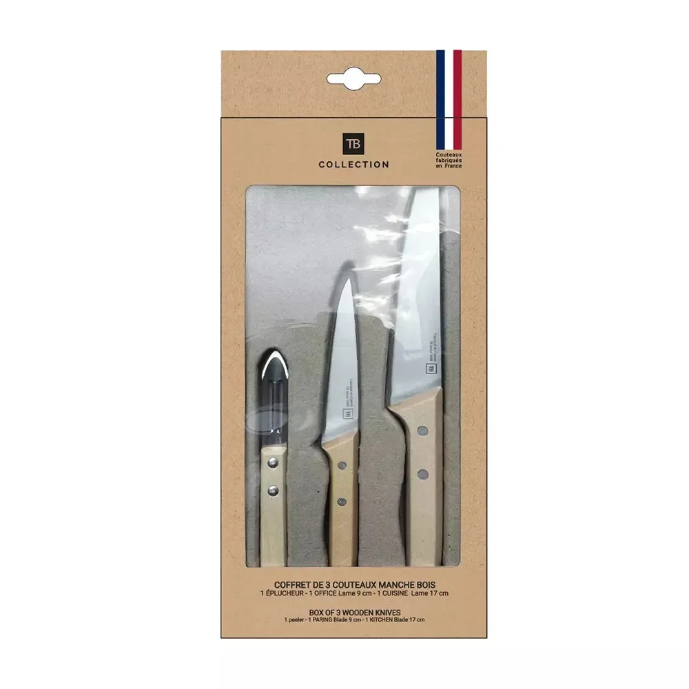 TARRERIAS BONJEAN Brigade Bois Set od 3 noža
