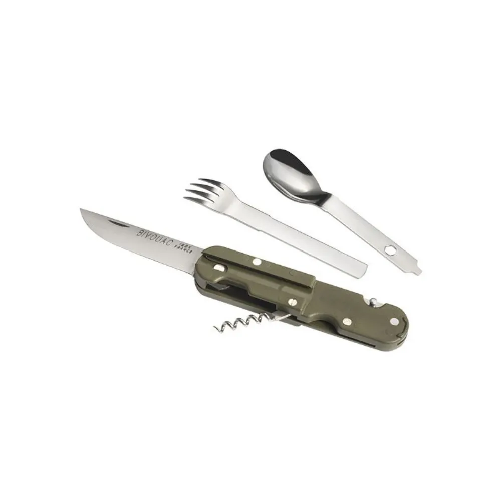 TB Outdoor BIVOUAC Zeleni Džepni nož