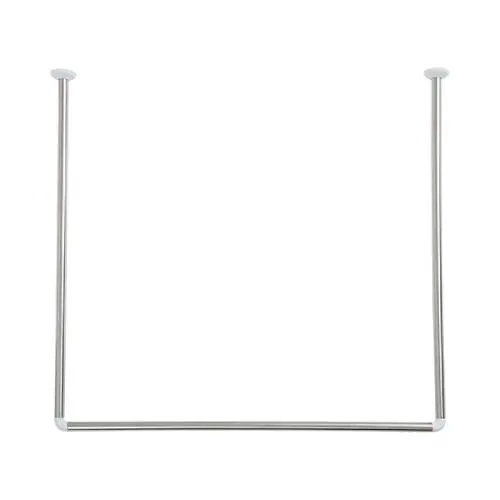 TENDANCE Držač za zavesu za kadu 80x80x80 cm