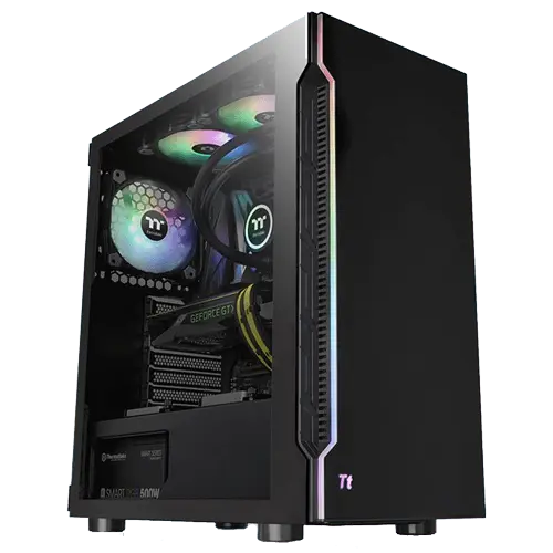 THERMALTAKE kućište H200 TG RGB - CA-1M3-00M1WN-00