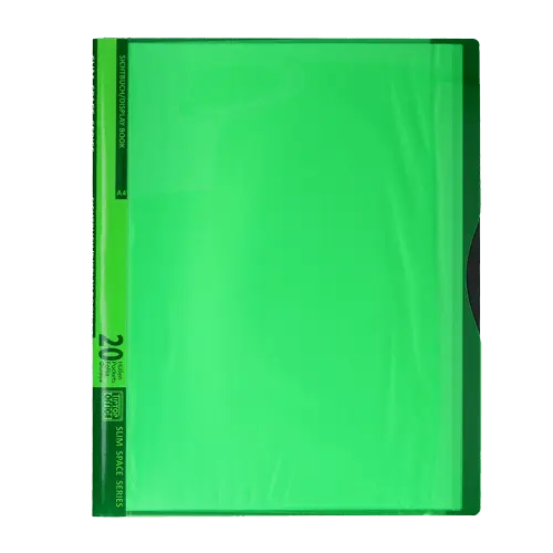 TIP TOP OFFICE fascikla PP sa 20 U-folija TTO 406406 (Zelena)