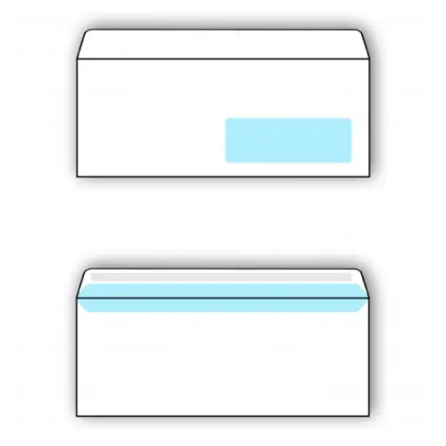 TIP TOP OFFICE Koverat sa prozorom 25/1 23 x 11 cm Bela
