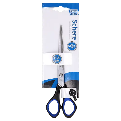 TIP TOP OFFICE makaze Soft Grip TTO 404802 (Crno-Plave)