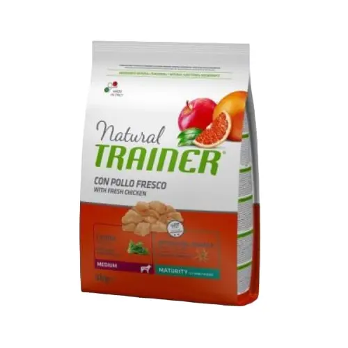 TRAINER NATURAL Dog Medium Maturity Piletina 3kg Suva hrana za pse