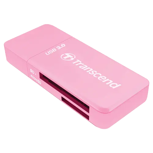 TRANSCEND USB3.0/3.1 čitač kartica (Roze) - TS-RDF5R
