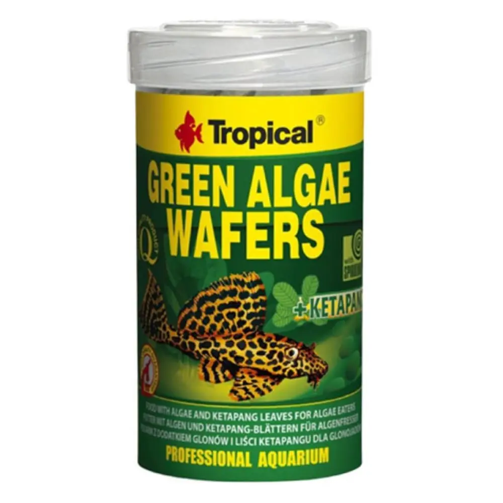 TROPICAL Green Algae Wafers Hrana za akvarijumske ribice 100 ml/45 g