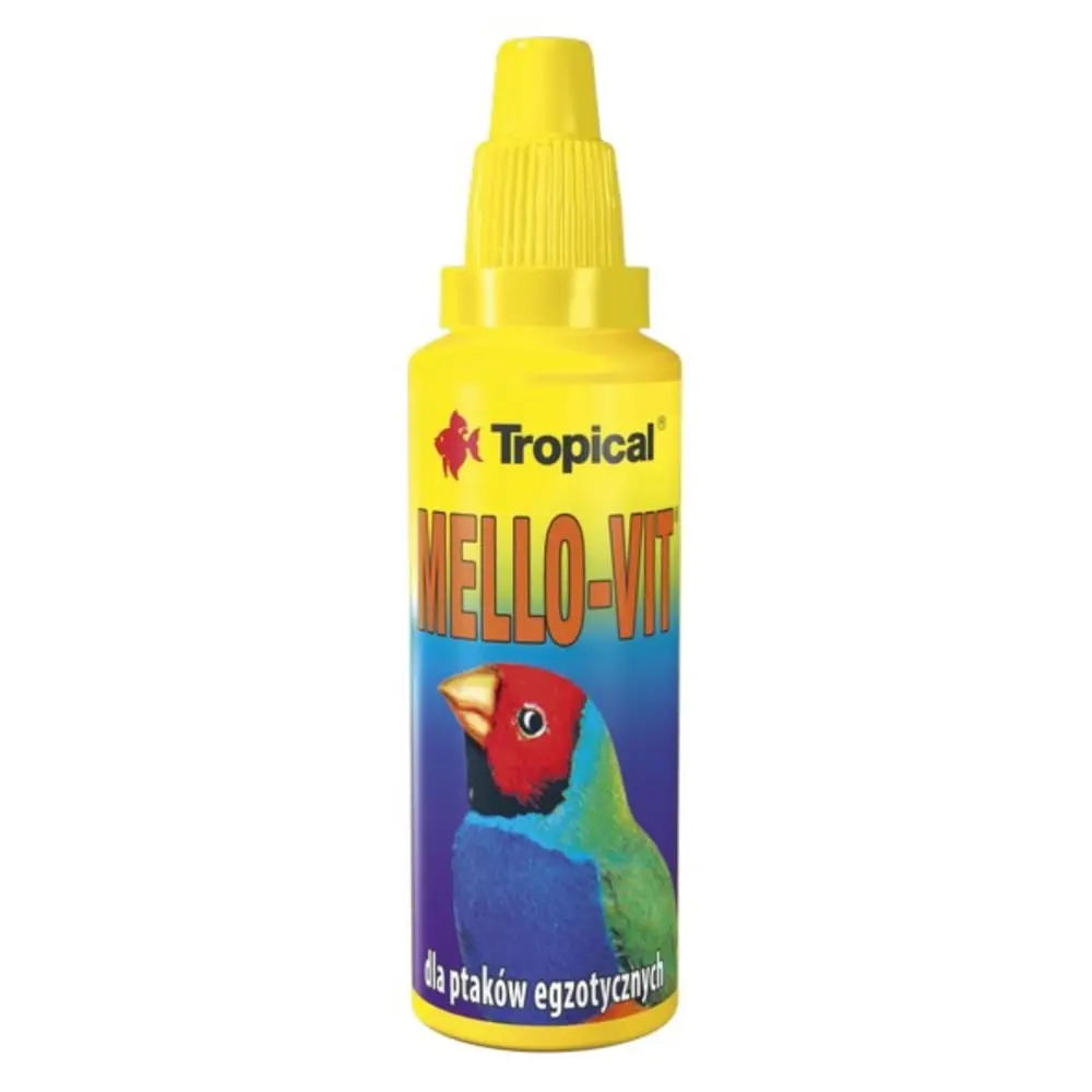 TROPICAL Mello-Vit Mineralni dodatak ishrani u oblliku tečnosti za egzotične ptice