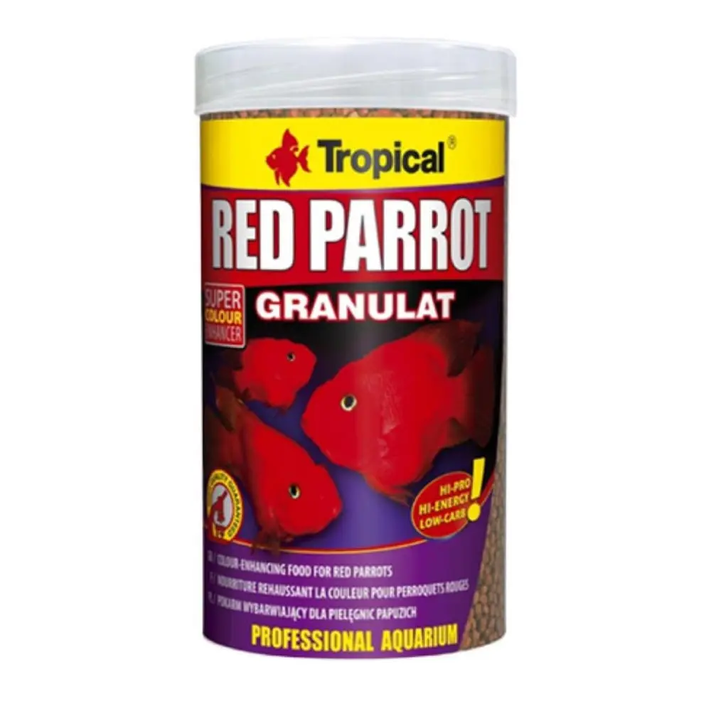 TROPICAL Red Parrot Granulat 100 g Hrana za ribe papagaje u obliku granula