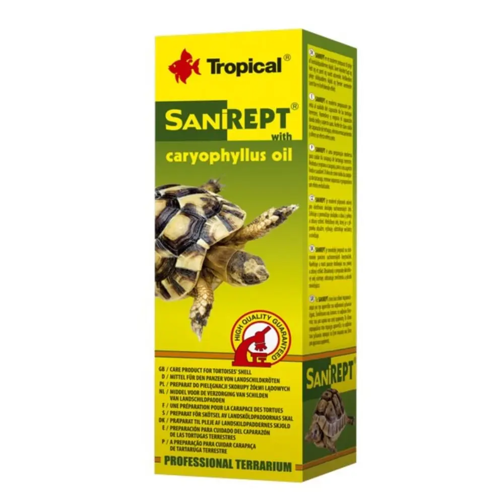 TROPICAL Sanirept 15 ml Preparat za održavanje oklopa kornjače sa uljem karanfila