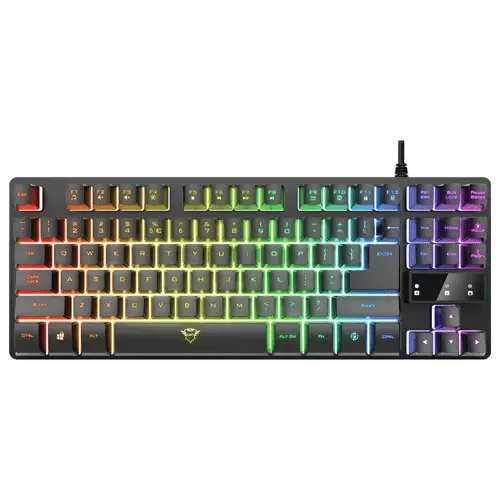 TRUST Gejmerska tastatura GXT 833 THADO TKL US