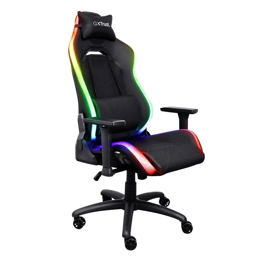 TRUST GXT 719 Ruya RGB Black Gejmerska stolica