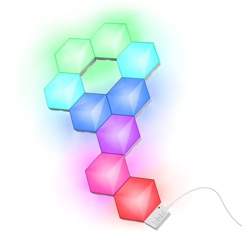 TRUST GXT 902 VYBZ RGB Hexagon Light Panels White
