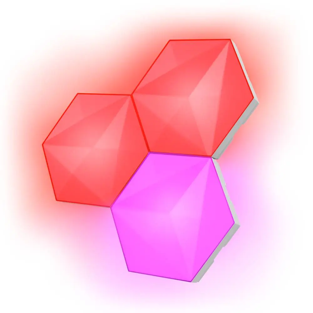 TRUST GXT 903 VYBZ RGB Hexagon Light Panels 3-pack Extension kit