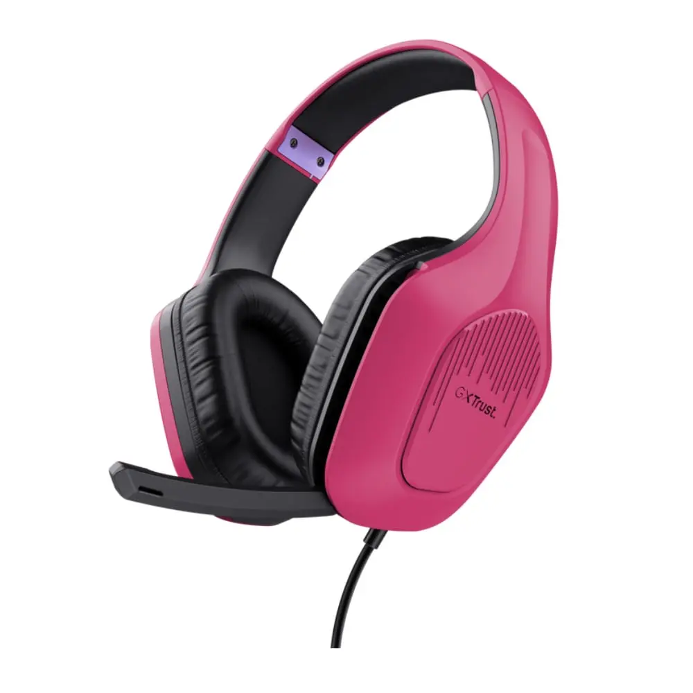 TRUST GXT415B Zirox Pink Gejmerske slušalice