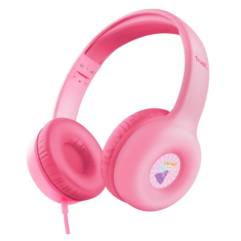 TRUST Nouna Kids Pink Slušalice
