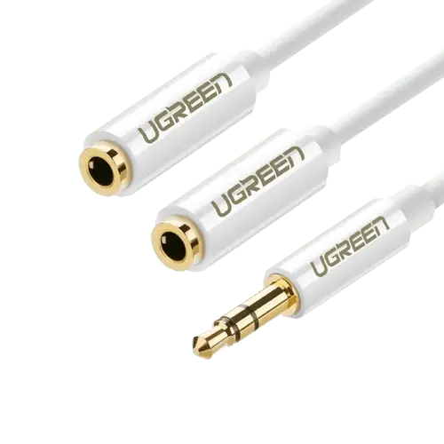 UGREEN AUX-2xAUX ka 25 cm AV134