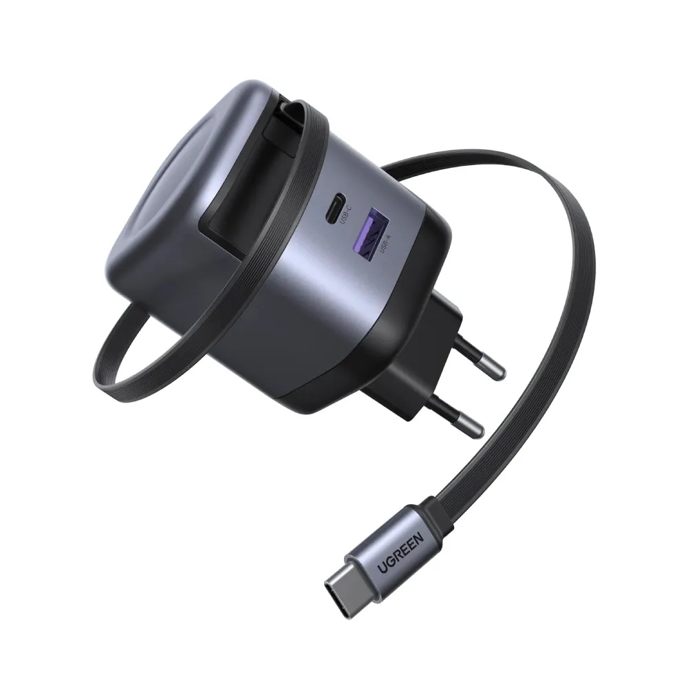 UGREEN Nexode Retractable USB-C 65W Adapter