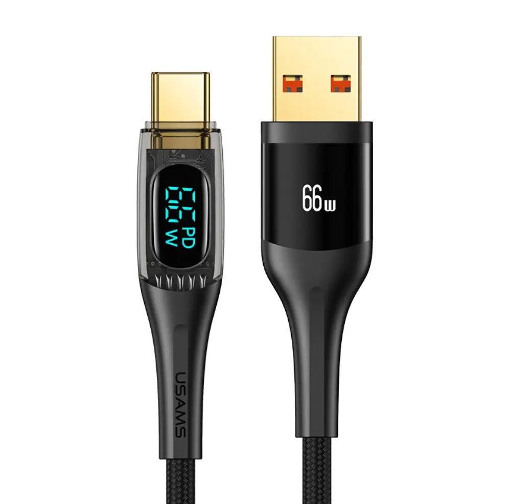 USAMS USB-A na USB-C 1.2m Black Kabl