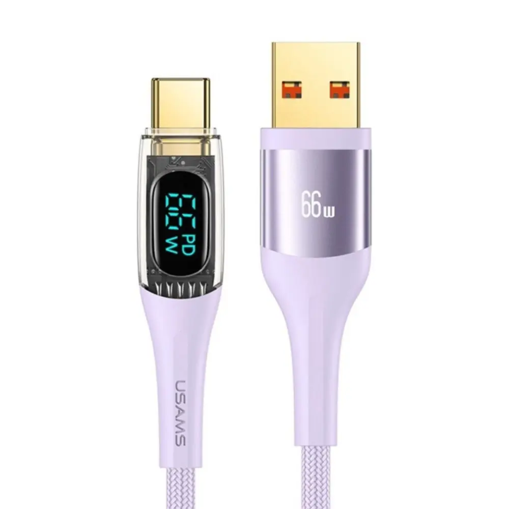USAMS USB-A na USB-C 1.2m Purple Kabl