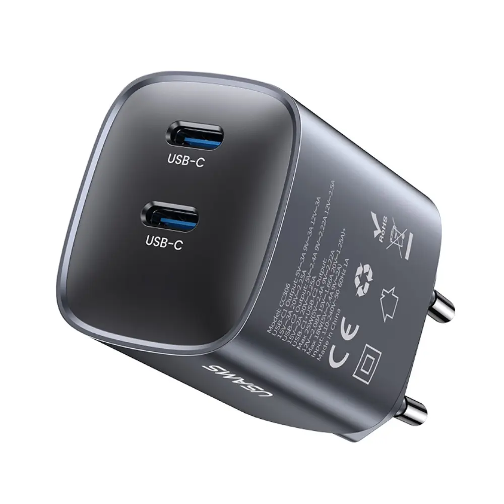 USAMS USB-C 45W Tarnish Adapter