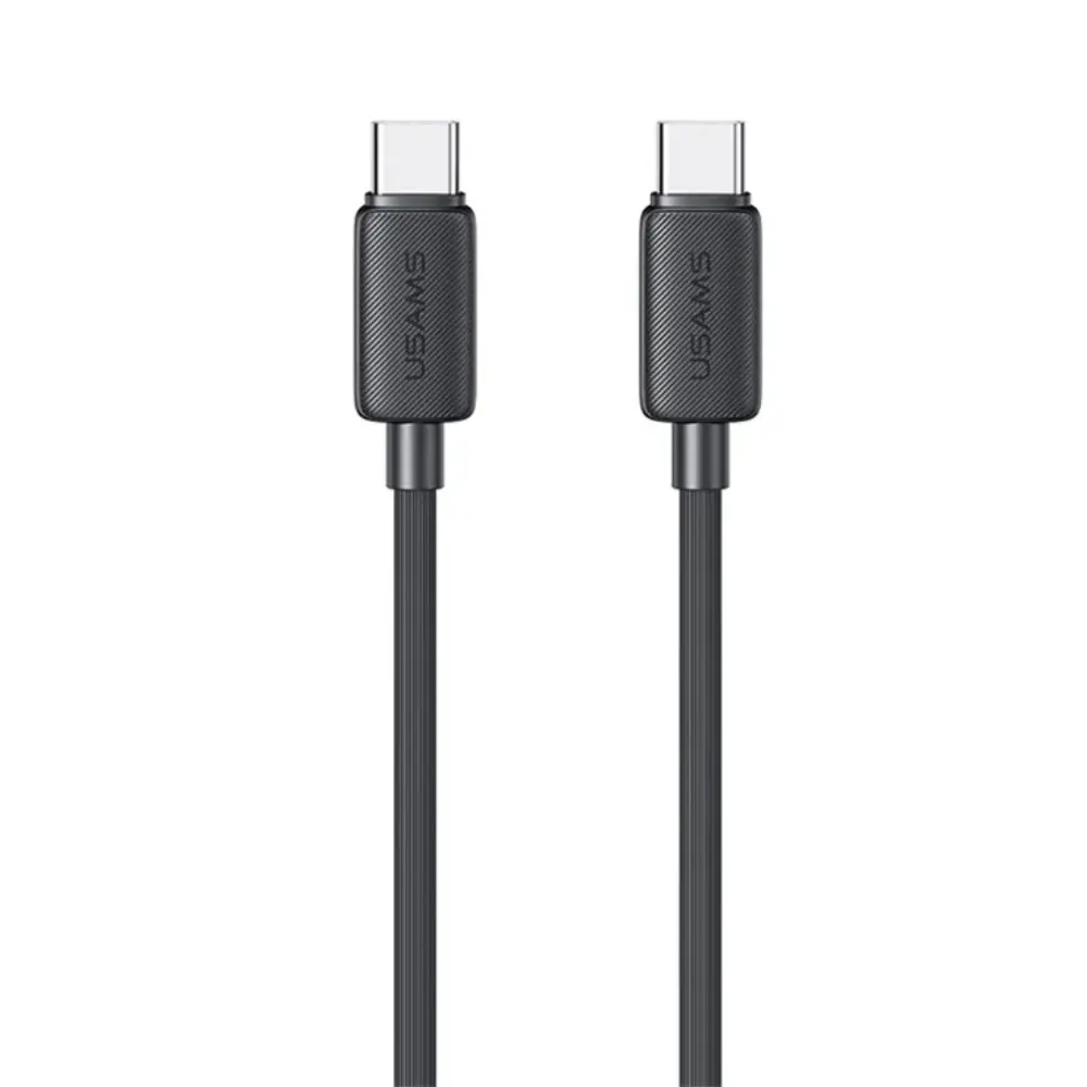 USAMS USB-C to USB-C Black 60W 1m Kabl