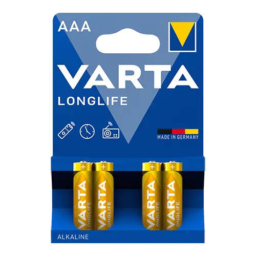 VARTA Alkalna baterija Longlife 4 x AAA