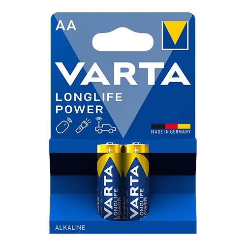 VARTA Alkalne baterije Longlife Power 2 x AA 2/1
