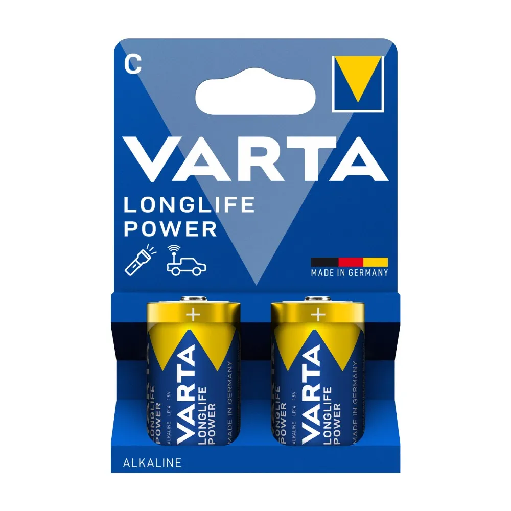 VARTA Longlife Power Alkalne baterije LR14 2/1
