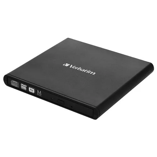 VERBATIM eksterni CD/DVD rezač Slimline (Crni)