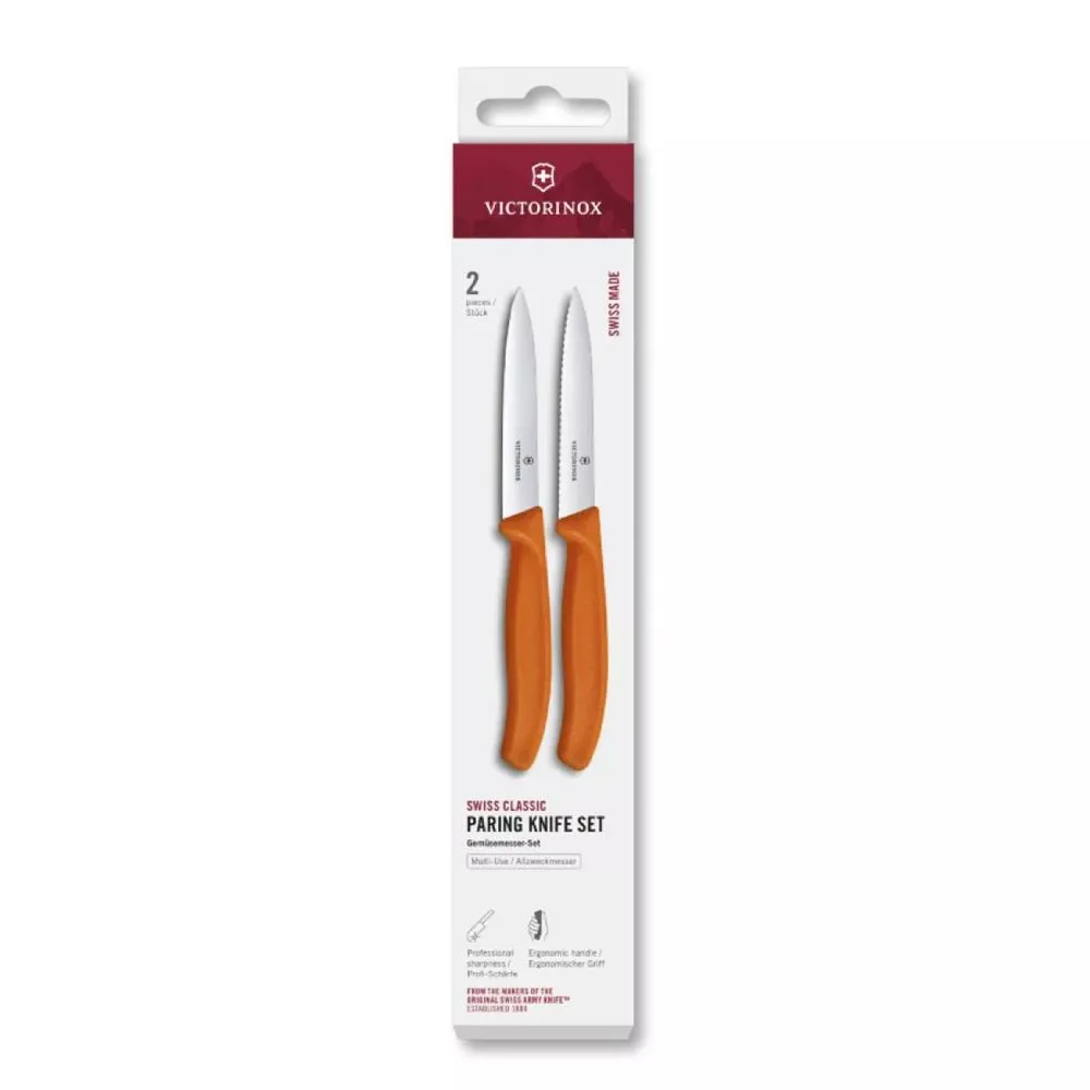 VICTORINOX Swiss Classic Orange Set 2 noža