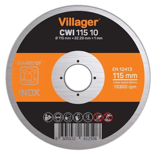 VILLAGER CWI 115 10 Rezna ploča za inoks