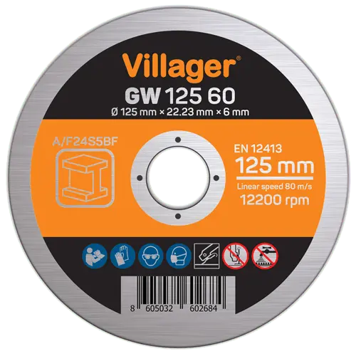 VILLAGER GW 125 60 Brusna ploča za metal