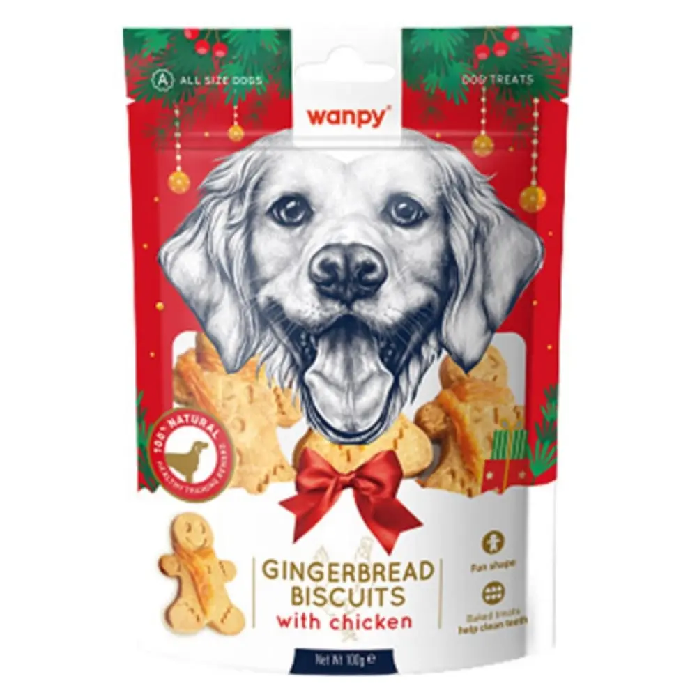WANPY Ginger Bread sa piletinom Poslastica za pse 100 g