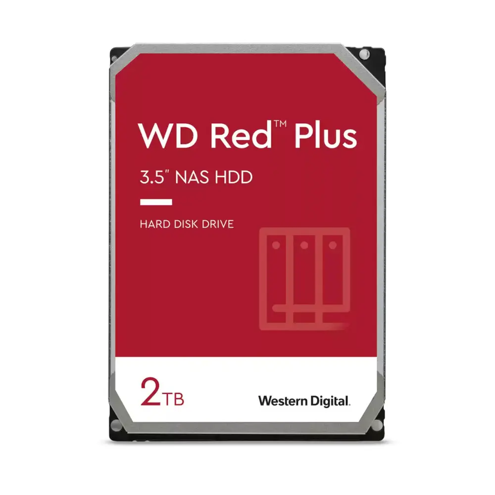 WESTERN DIGITAL Red Plus 2TB SATA III 3.5'' WD20EFPX HDD