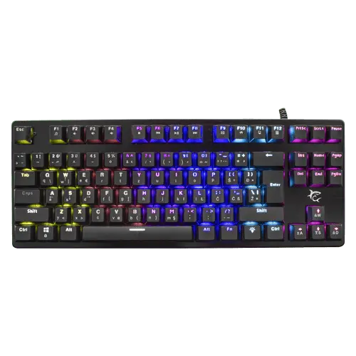 WHITE SHARK Gejmerska tastatura SPARTAN GK-1925 METAL US (Crna)