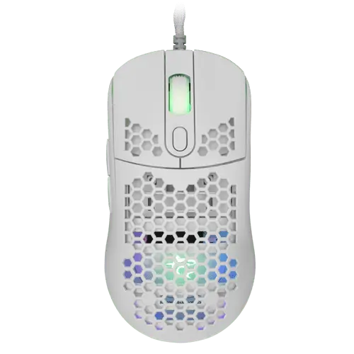 WHITE SHARK GM-5007 GALAHAD Beli Gejmerski miš