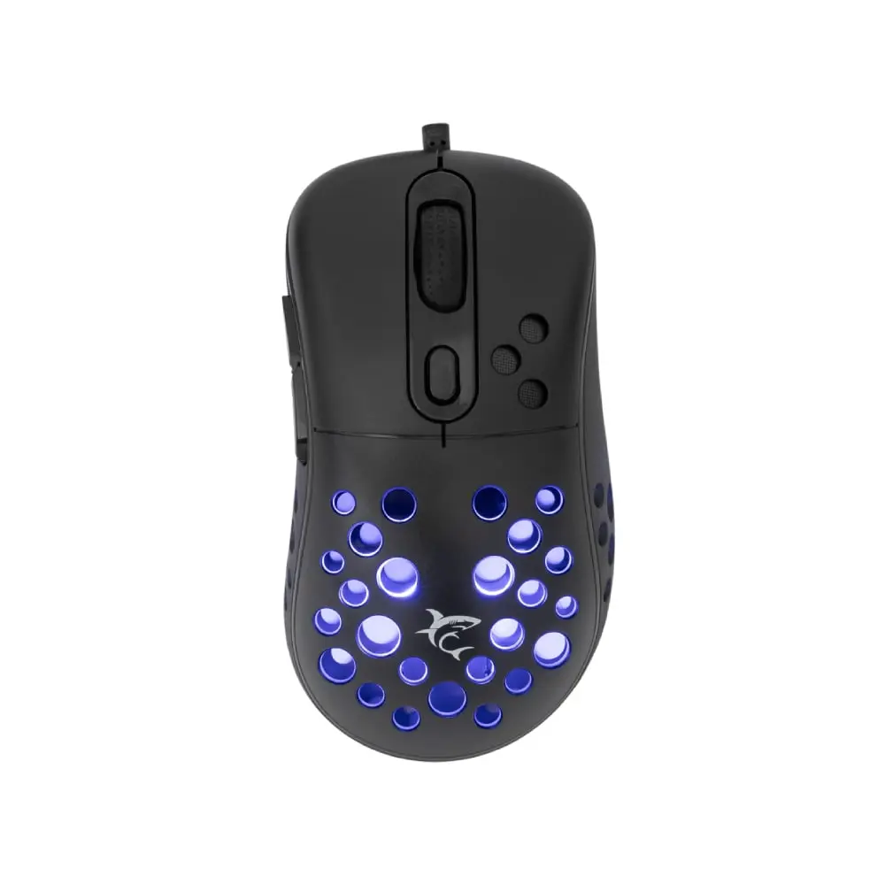 WHITE SHARK GM 5013 AZRAEL Crna Gejmerski miš