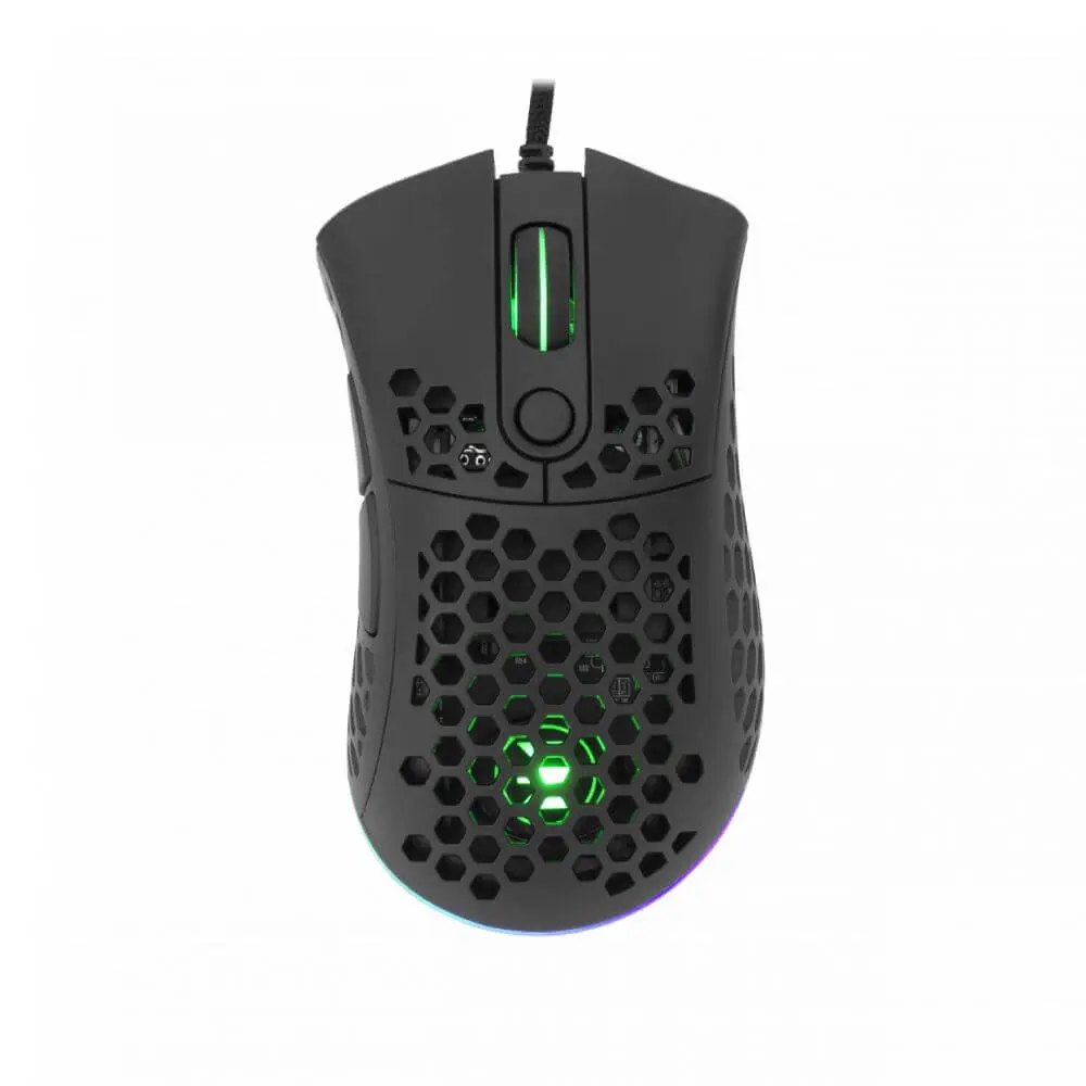 WHITE SHARK Shuriken Black ESL-M6 Žičani gejming miš