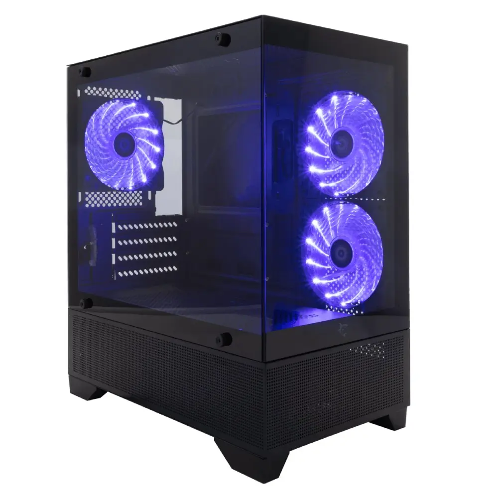 WHITE SHARK Torpedo Black Kućište + 3 x Vector ventilatora