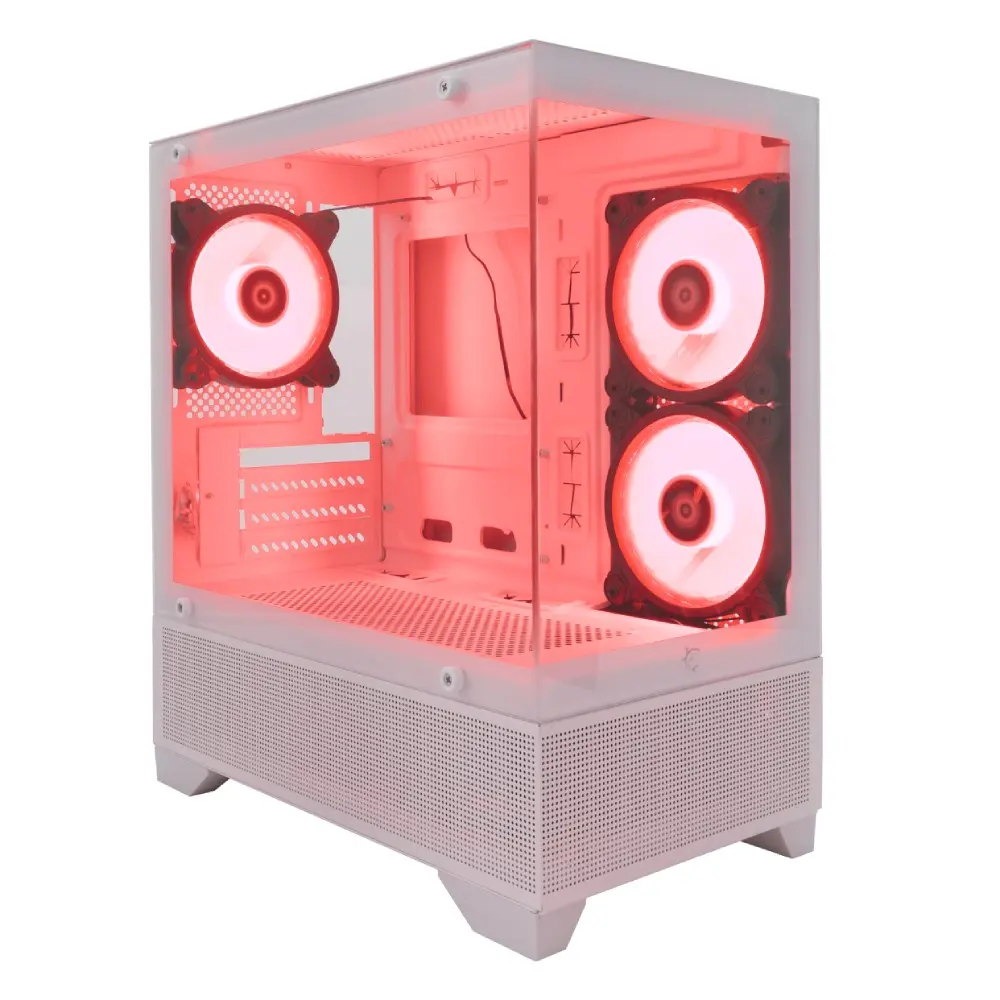 WHITE SHARK Torpedo White Kućište + 3 x Dash ventilatora