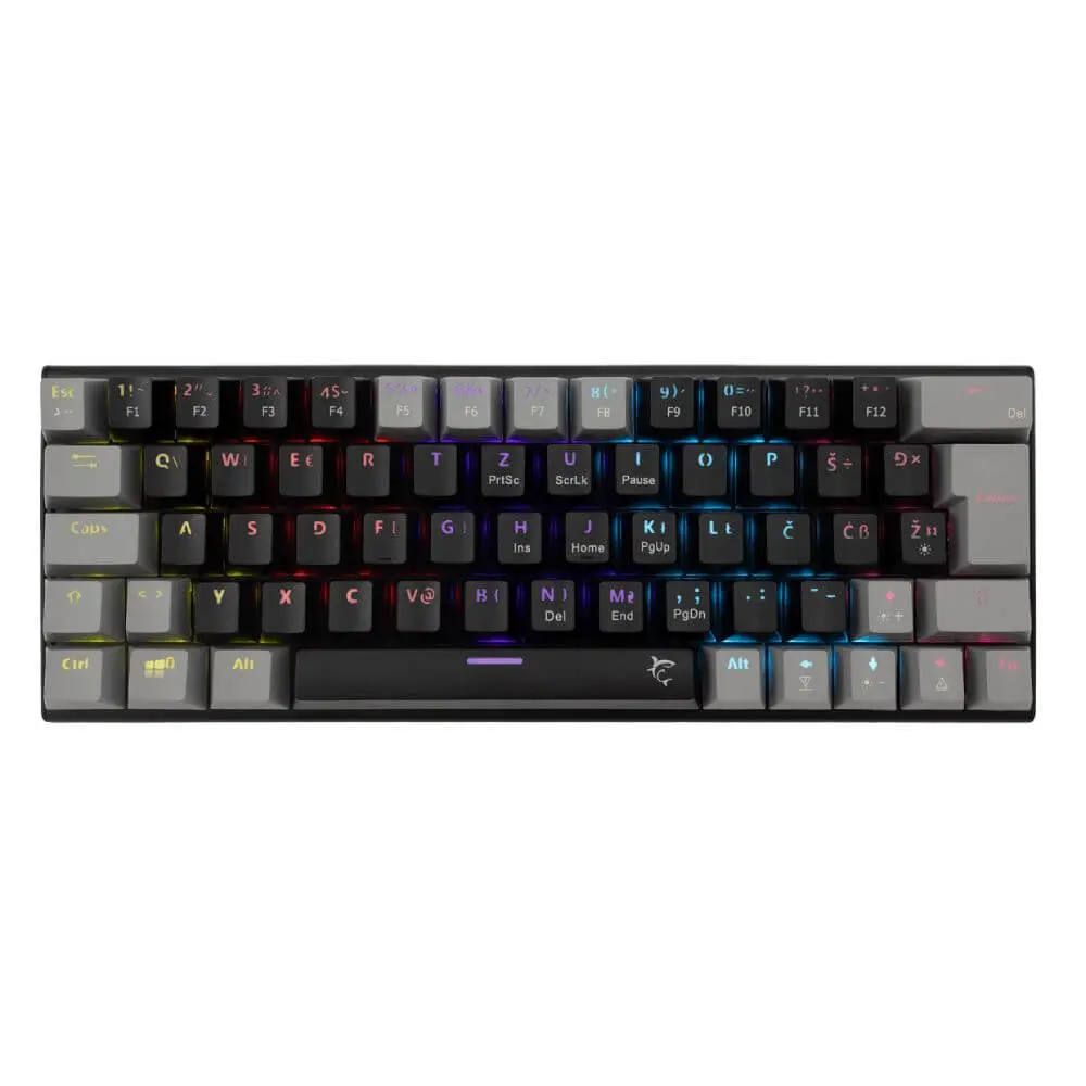 WHITE SHARK Wakizashi 2 Black/Grey US Žičana gejming tastatura