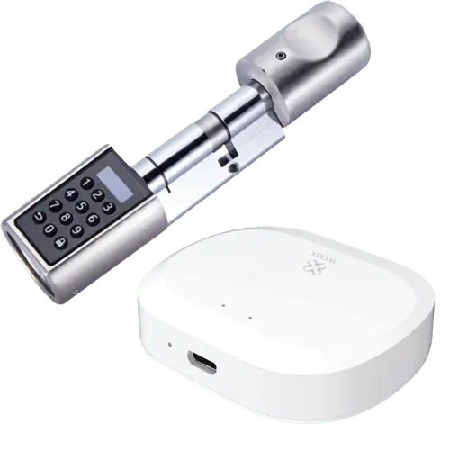 WOOX Smart Zigbee Bundle Pametna bežična brava + Woox Smart Zigbee WiFi Pametno bežično čvorište (R7100)