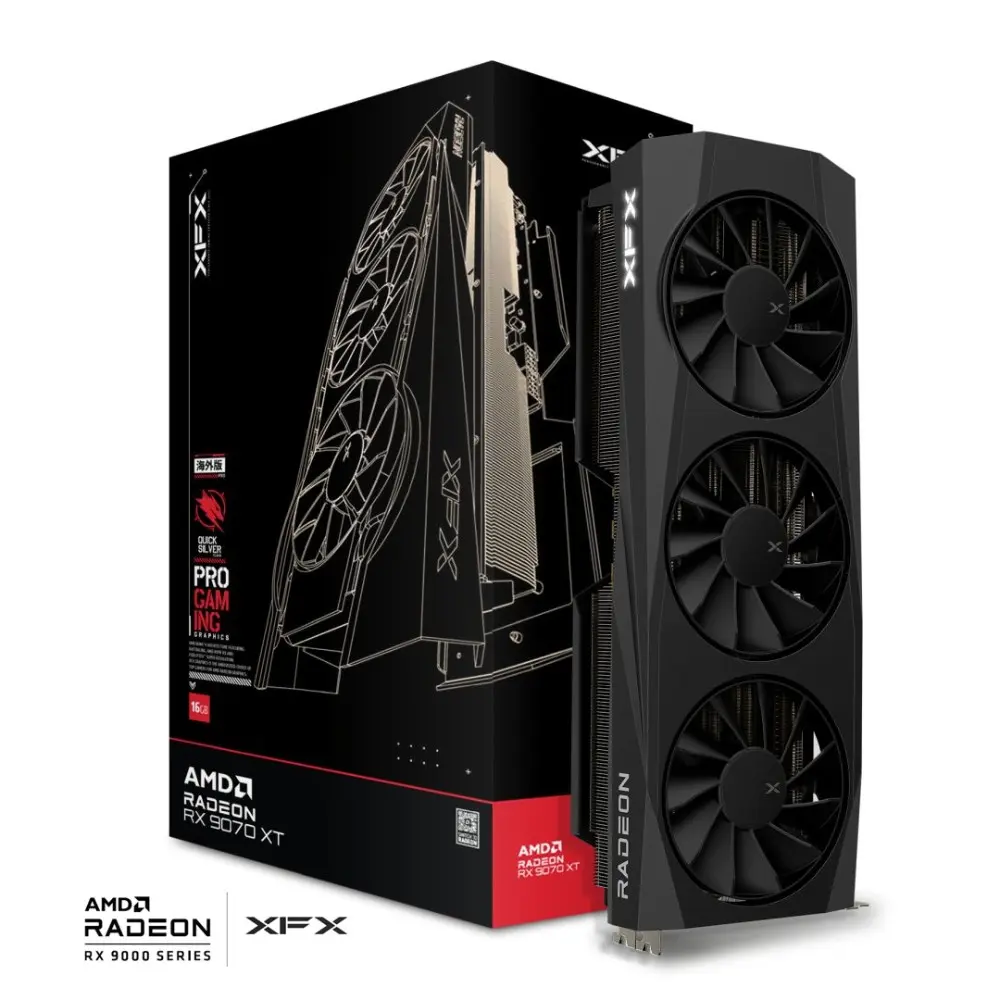 XFX Quicksilver AMD Radeon RX 9070XT Gaming Edition 16GB