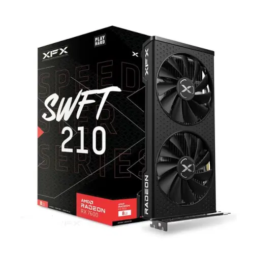 XFX Speedster SWFT 210 Radeon RX 7600 8GB GDDR6 128-bit RX-76PSWFTFY Grafička karta