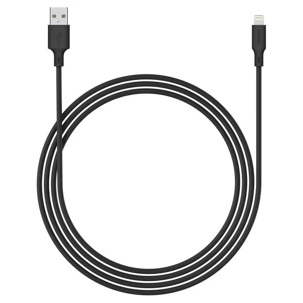 YENKEE YCU 615BK Silic USB A - MFI Lightning Kabl za punjenje